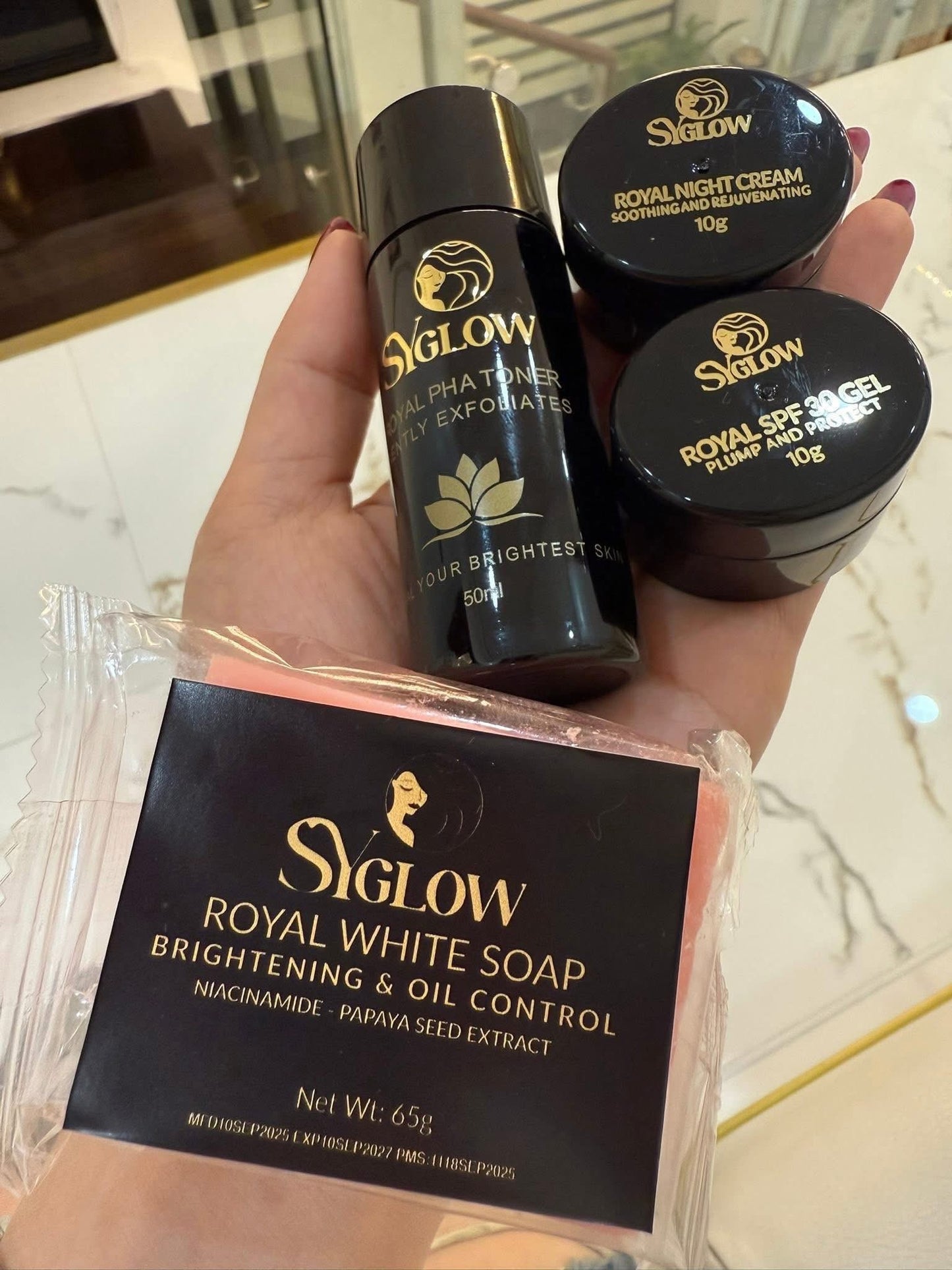 SY Glow Royal White Set