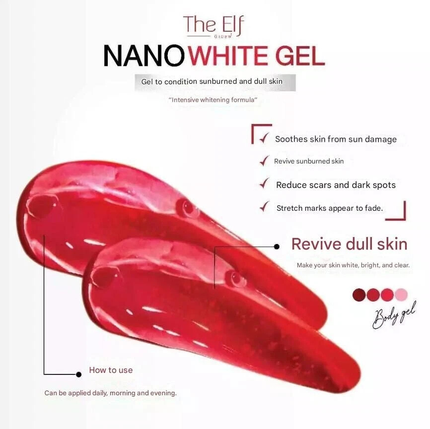 The Elf Nano White Gel Advanced Whitening Body Gel 120ml