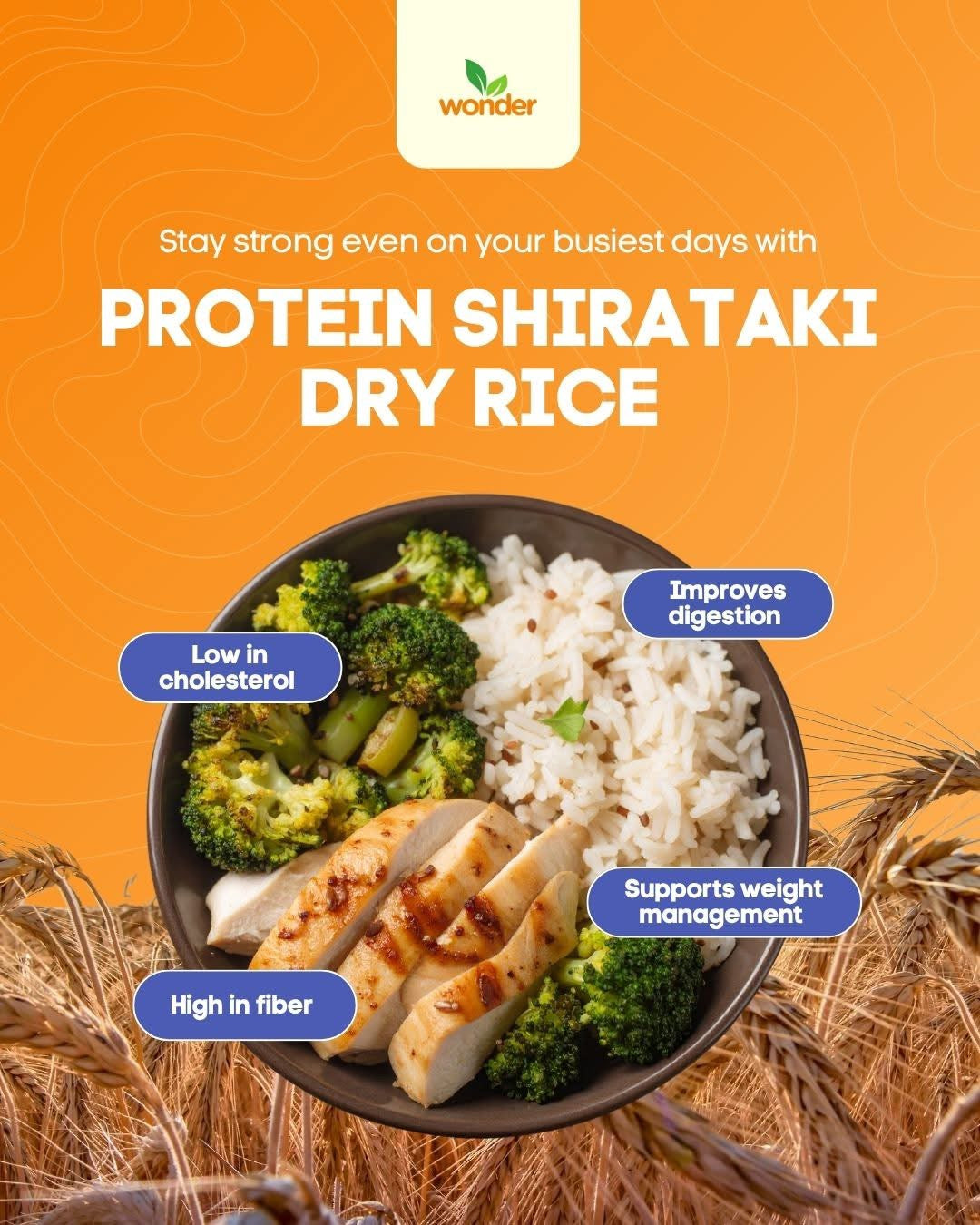 Wonder Dry Shirataki Rice 500g
