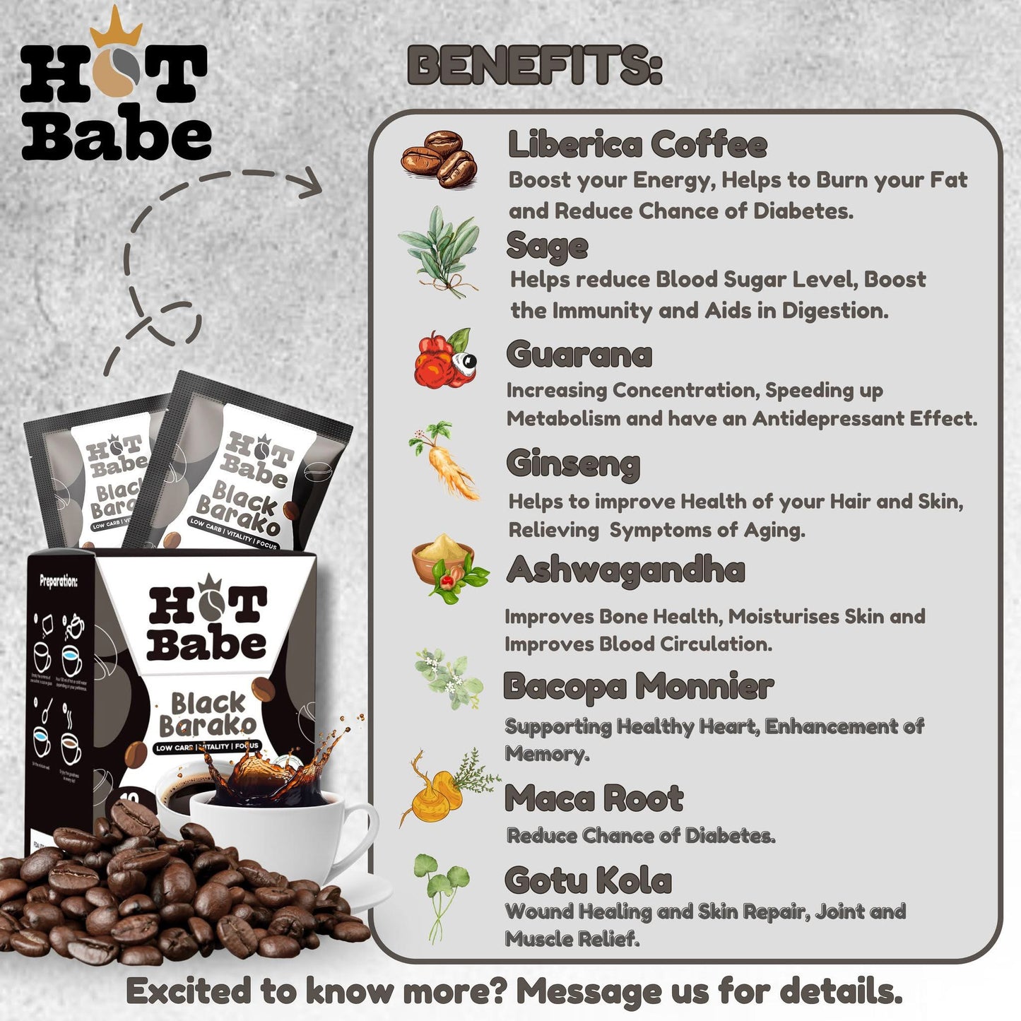 Hot Babe Drinks by Kiray (Choose a Flavor)