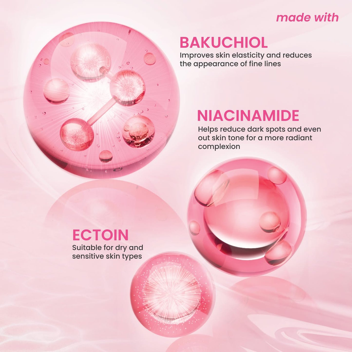 Luxe Organix Bakuchiol + Niacinamide Nano-complex Renew & Illuminate Whitening Serum Lotion SPF 50+ PA++++ 200ml