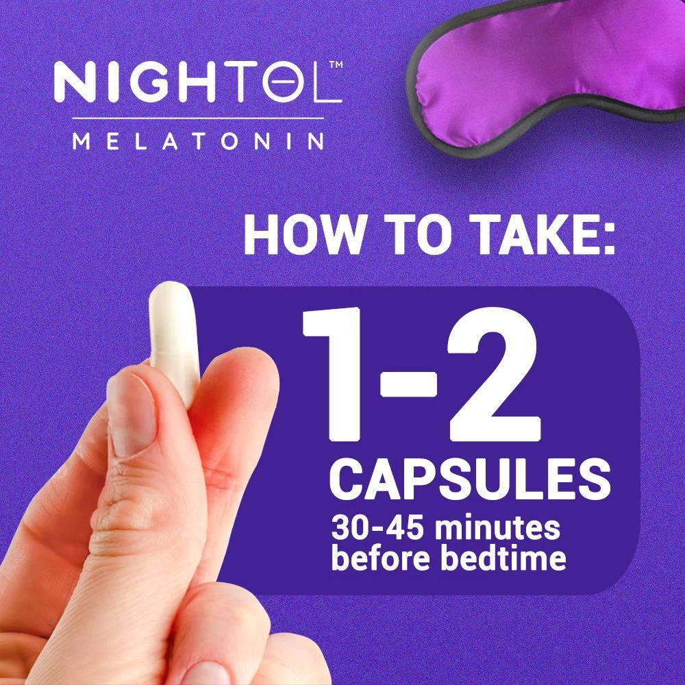 Nightol Melatonin 3mg (30 Capsules)