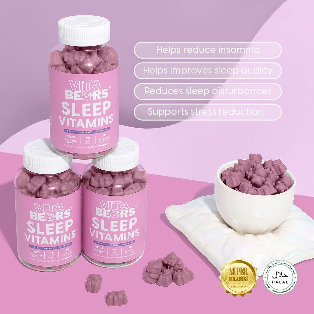Vita Bears Sleep Vitamins 60 Gummies