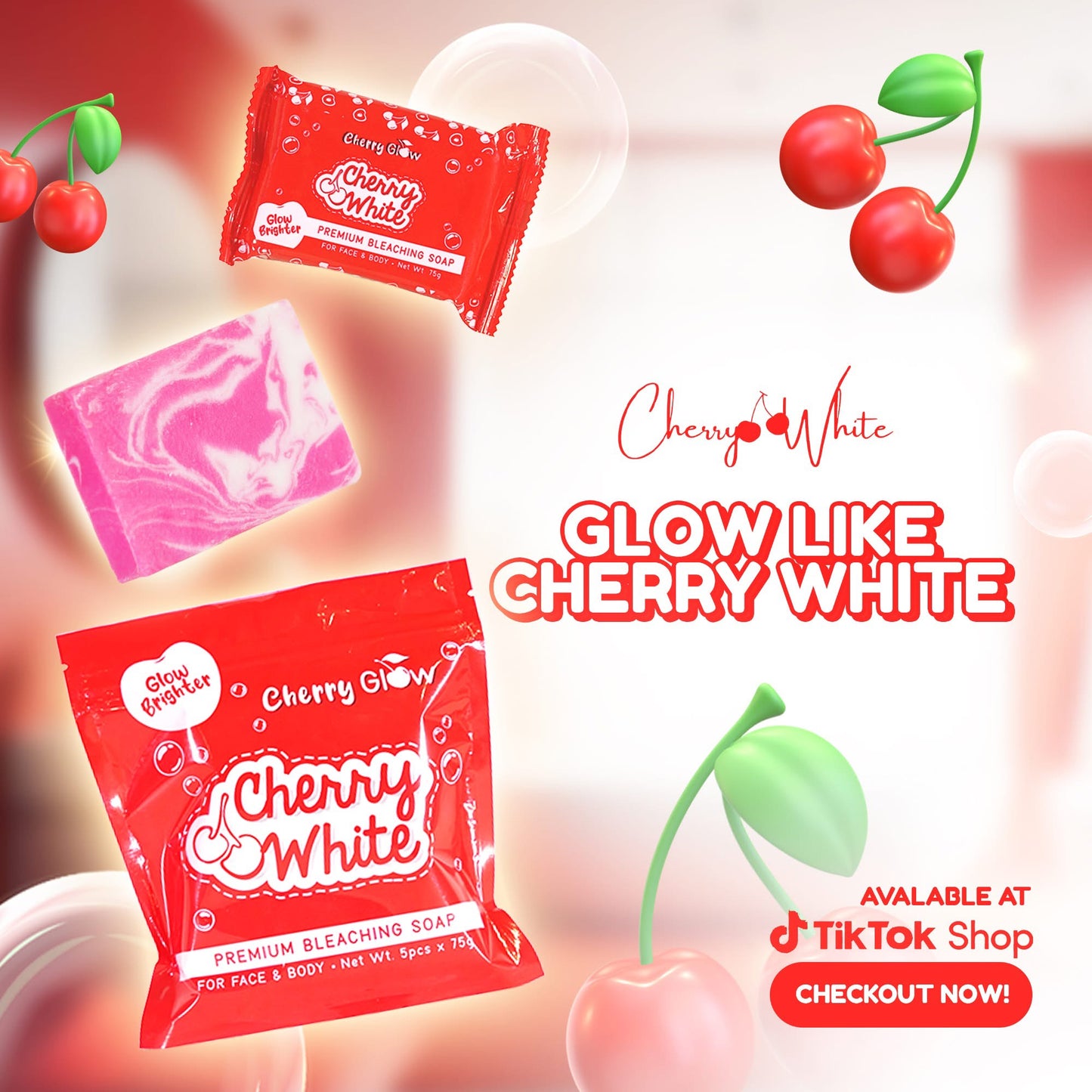 Cherry White Bleaching Soap