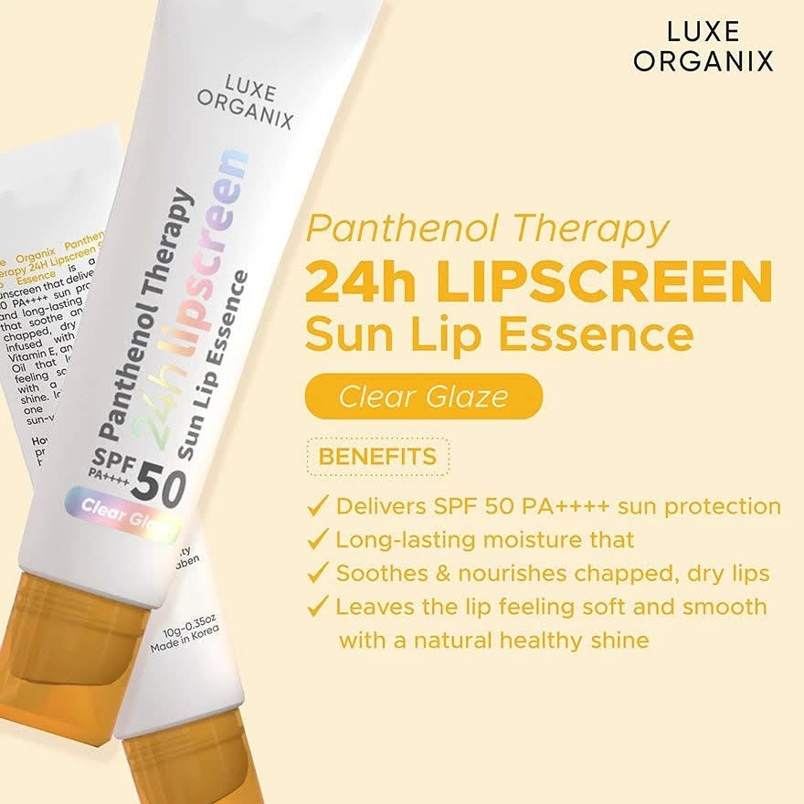 Luxe Organix Panthenol Therapy 24H Lipscreen Sun Lip Essence SPF PA++++50 10g