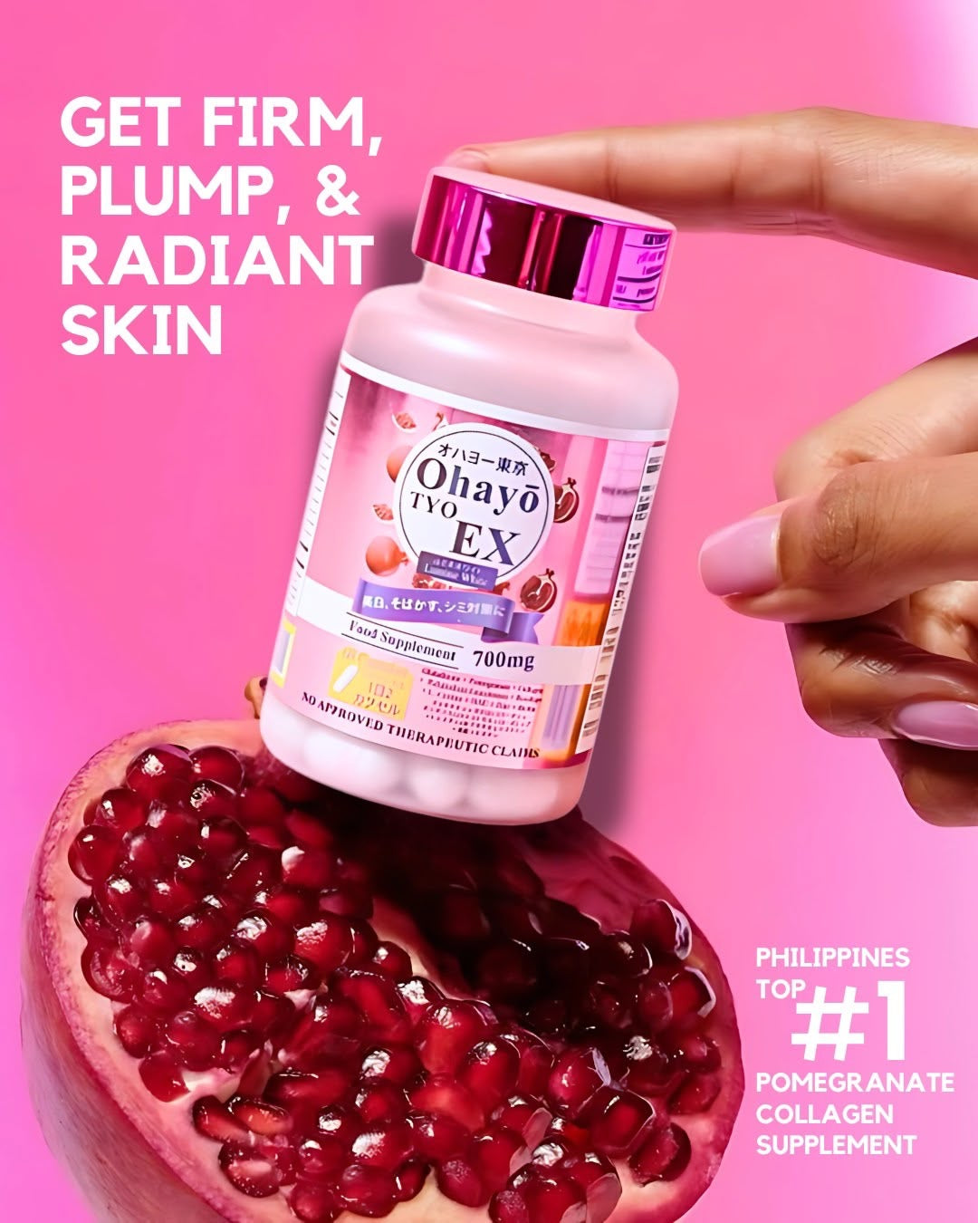 Ohayo TYO EX Lumine White 60 Capsules
