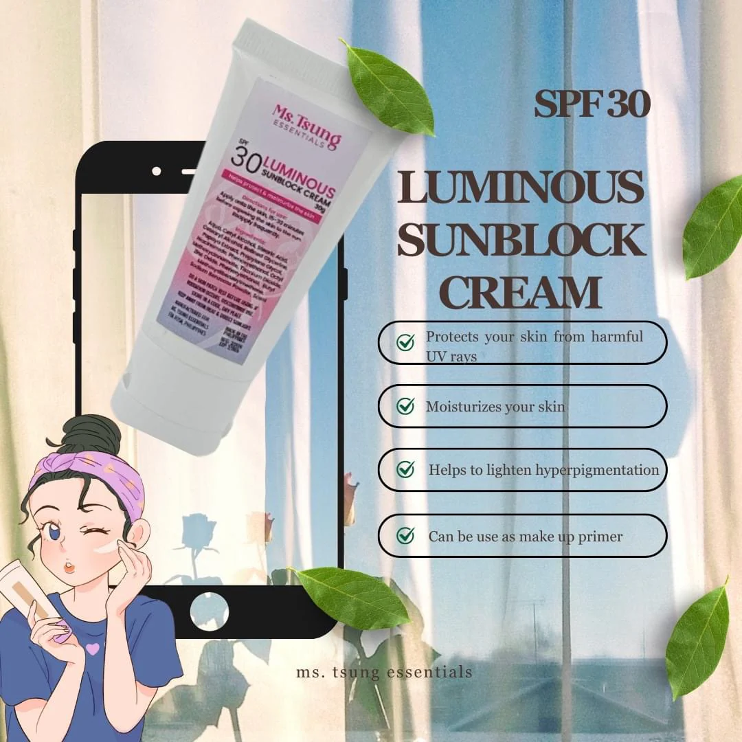 Ms. Tsung SPF30 Luminous Sunblock Cream 30g