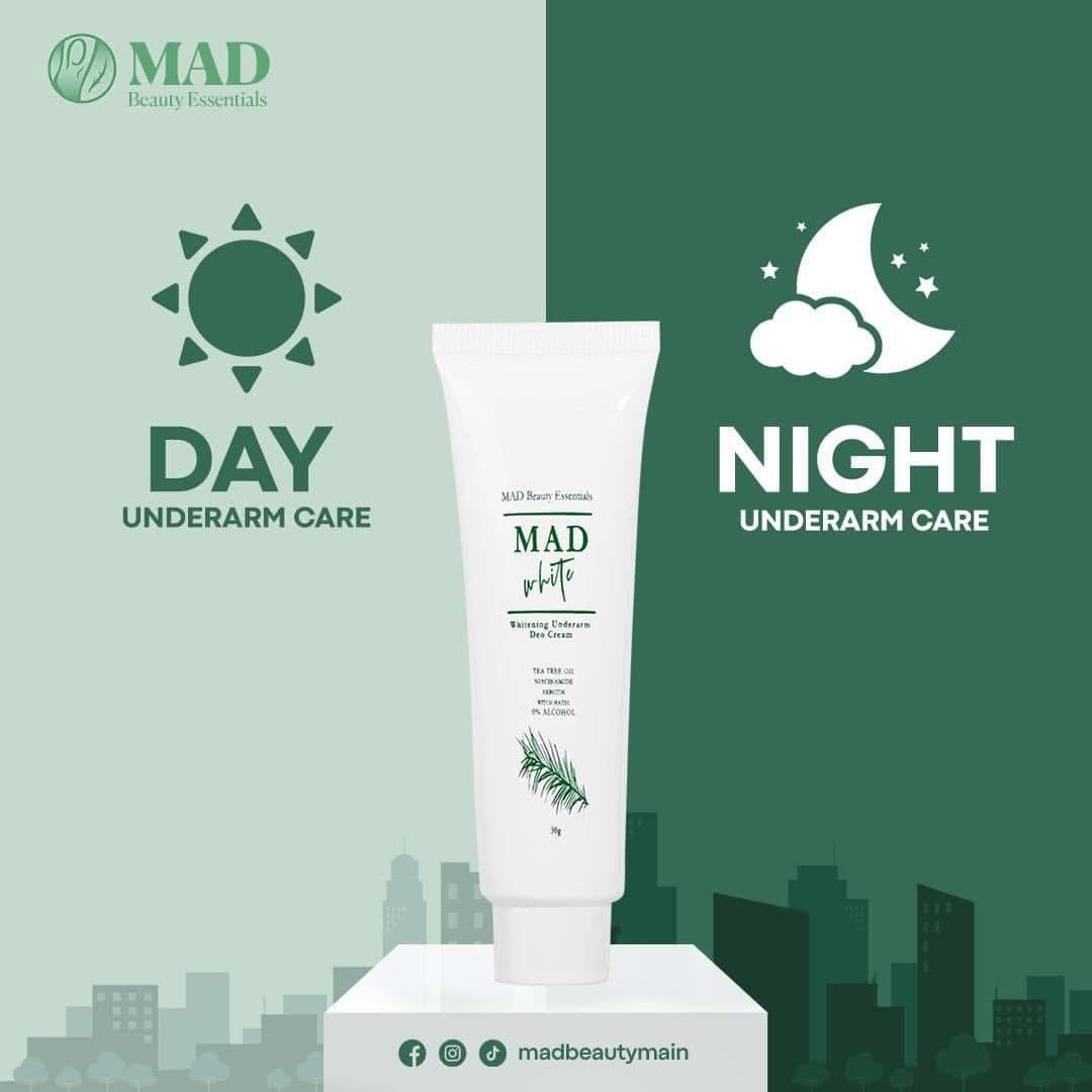 MAD White Whitening Underarm Deo Cream 30g