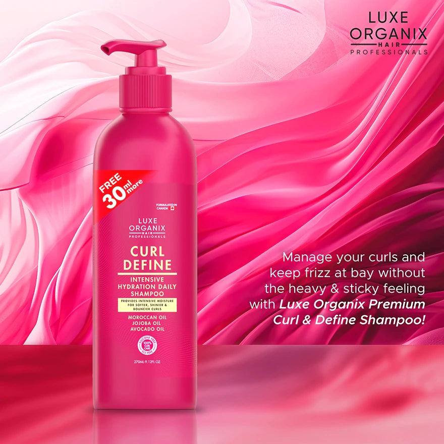 Luxe Organix Curl Define Intensive Hydration Daily Shampoo 220ml