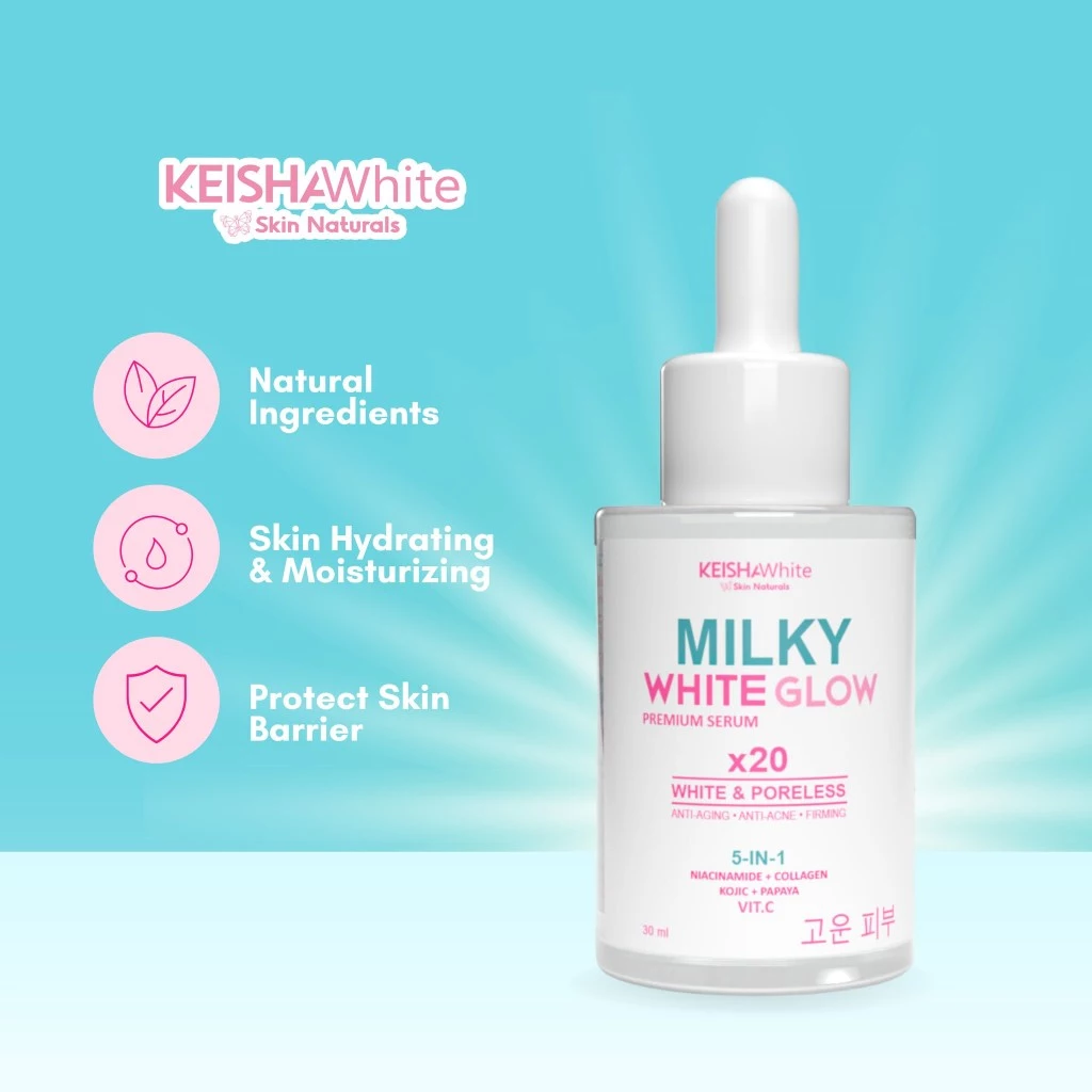 Keisha White Milky White Glow Premium Serum 30ml
