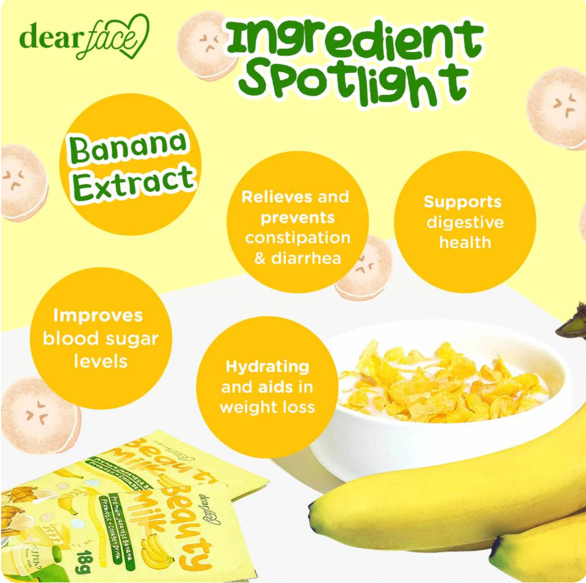 Dear Face Banana Milk Drink