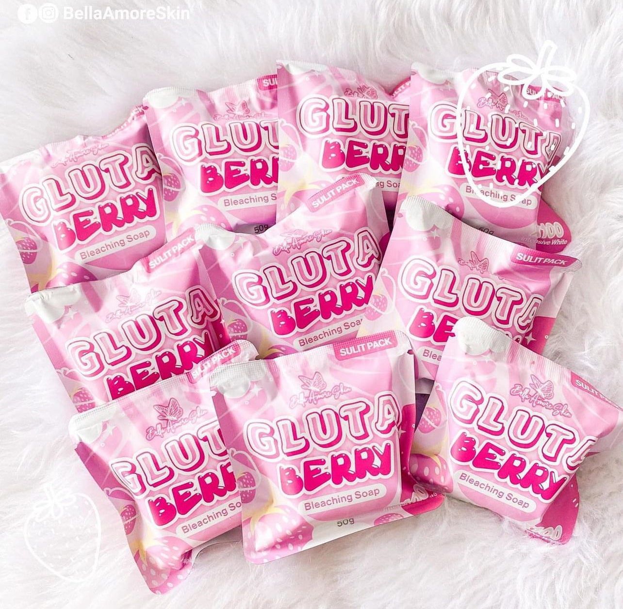 Bella Amore Skin Gluta Berry Soap 50g