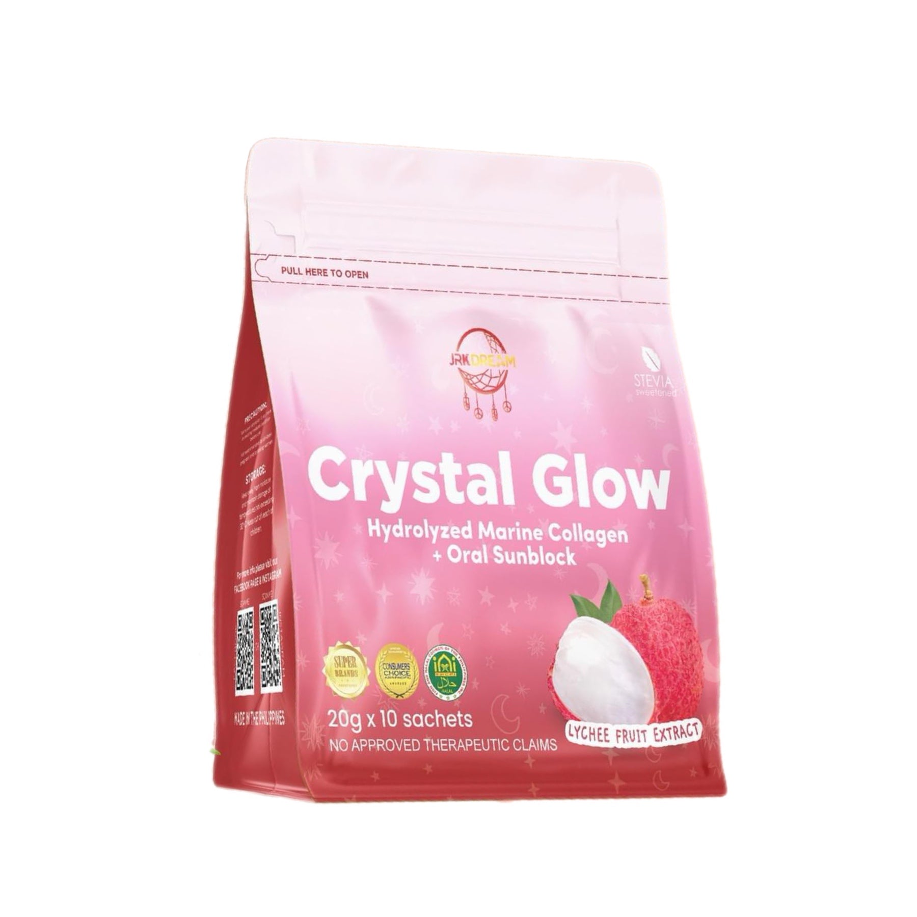 Crystal Glow Lychee Collagen & Glutathione Drink 10s (New Packaging) –  Colabella