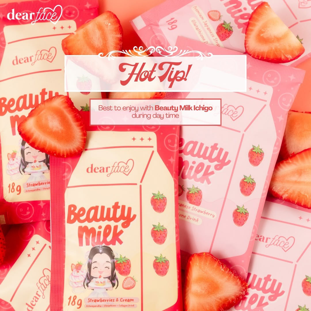 Dear Face Beauty Milk Strawberries & Cream 10s