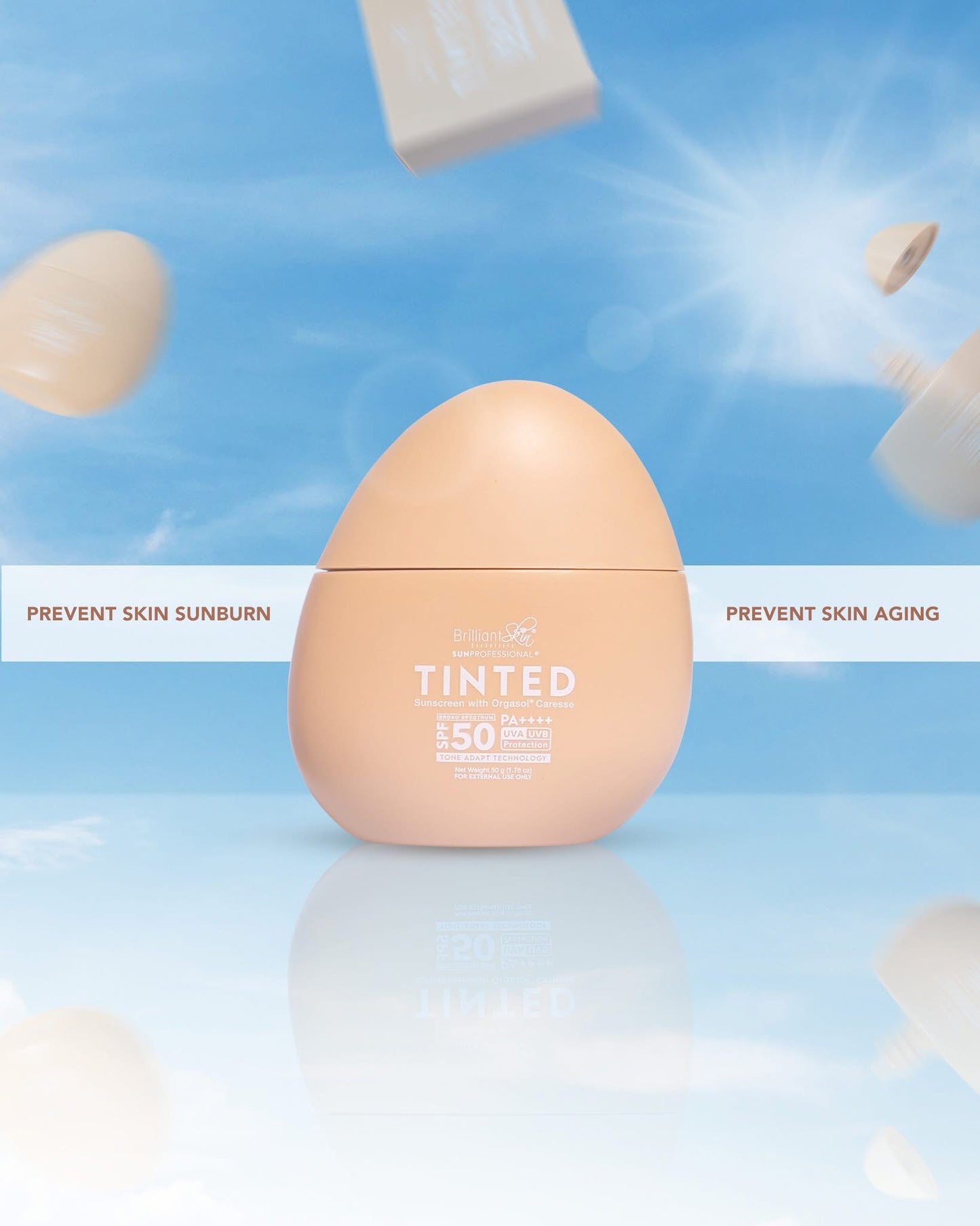 Brilliant Skin Sunprofessional Tinted Sunscreen with Orgasol SPF50 PA++++