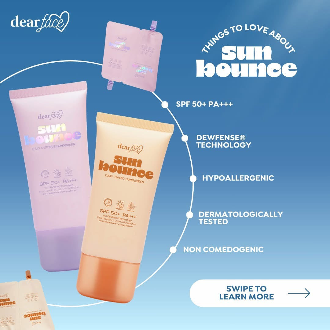 Dear Face Sunbounce Daily Tinted Sunscreen 50g