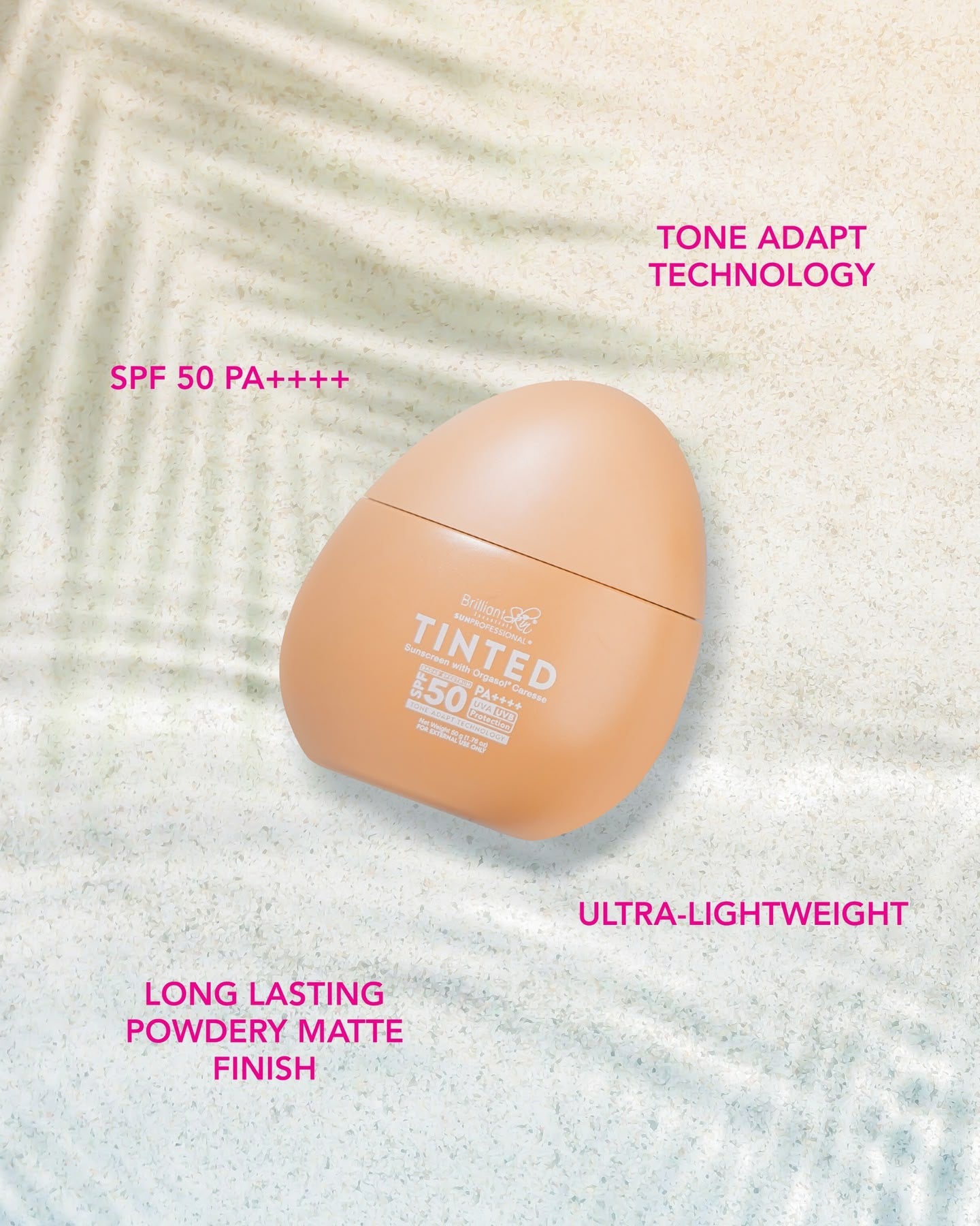 Brilliant Skin Sunprofessional Tinted Sunscreen with Orgasol SPF50 PA++++