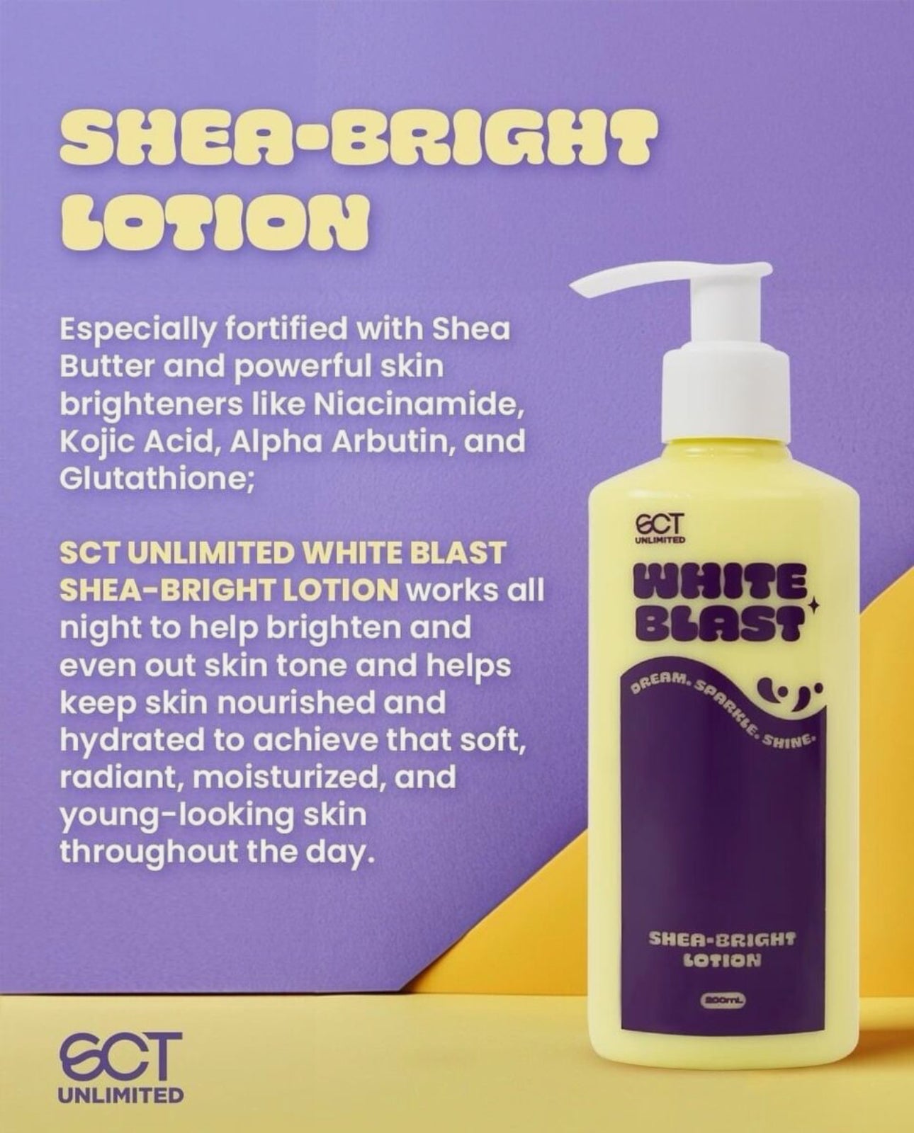 SCT Unlimited White Blast Lotion 200ml