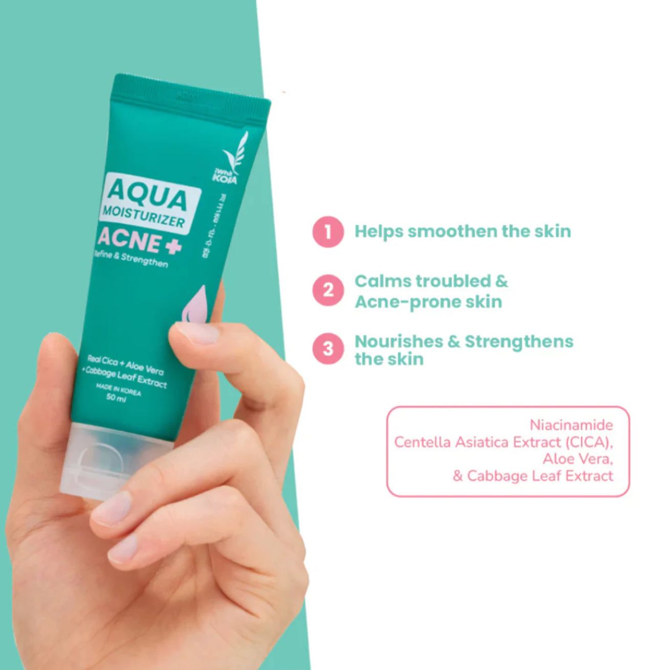 iWhite Korea Aqua Moisturizer Acne+ (Refine & Strengthen) 50ml