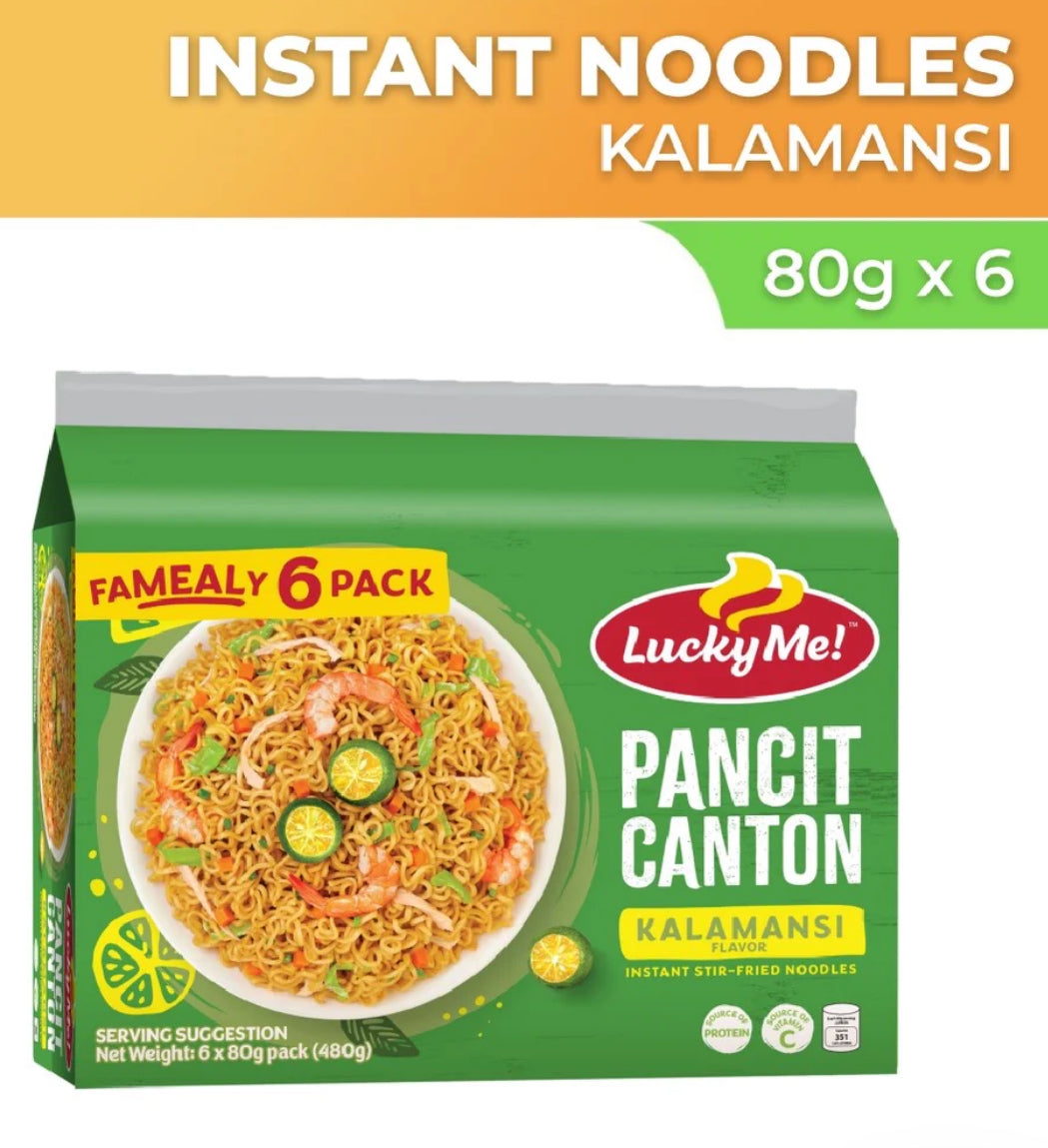 Lucky Me Pancit Canton Kalamansi 6s