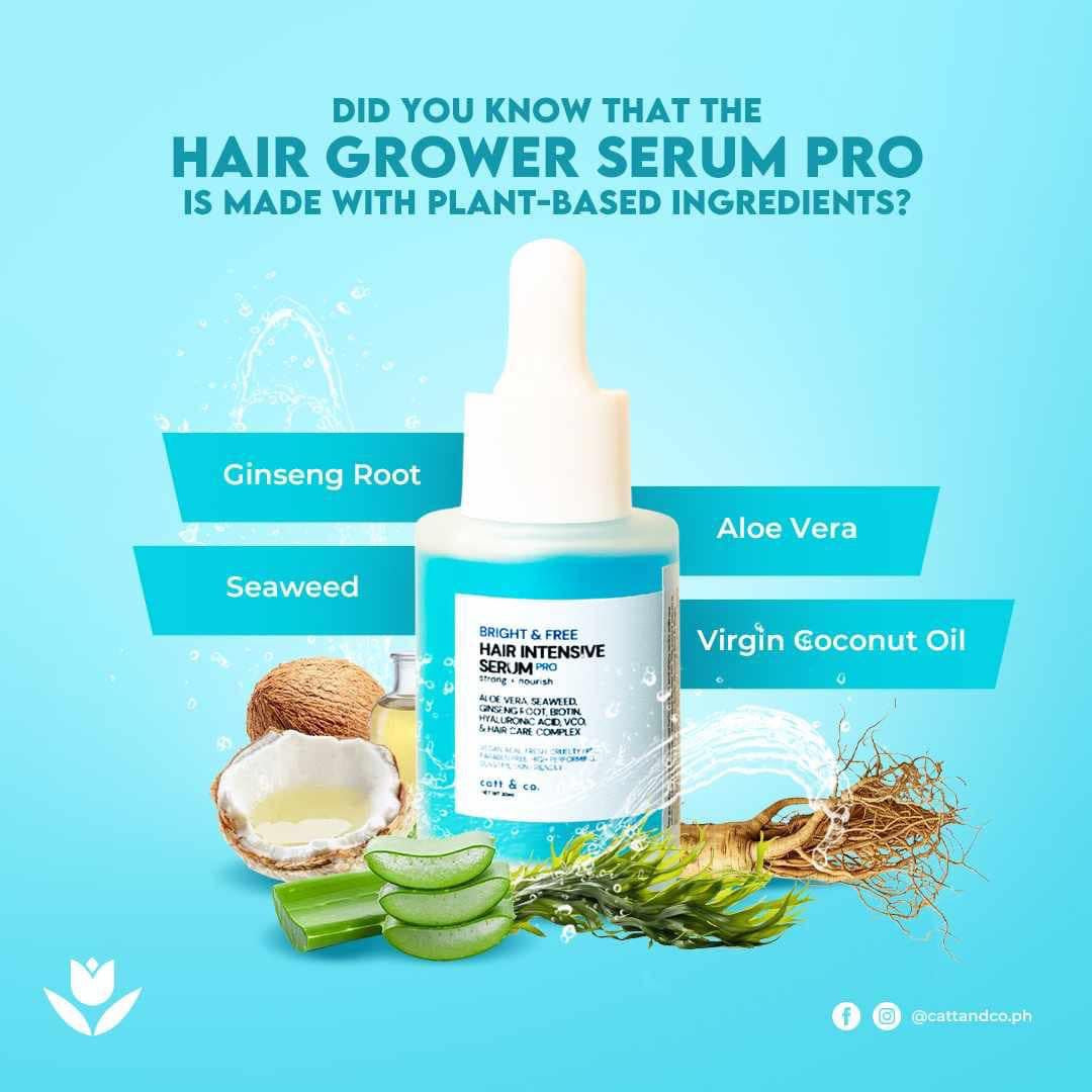 Bright & Free Hair Intensive Serum Pro (Strong + Nourish) 30ml