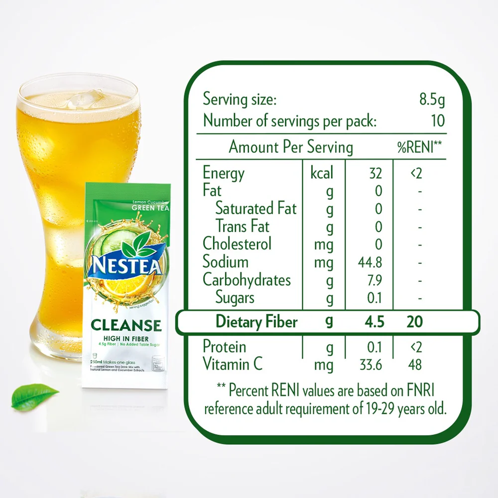 Nestea Cleanse Powdered Tea 10sachets