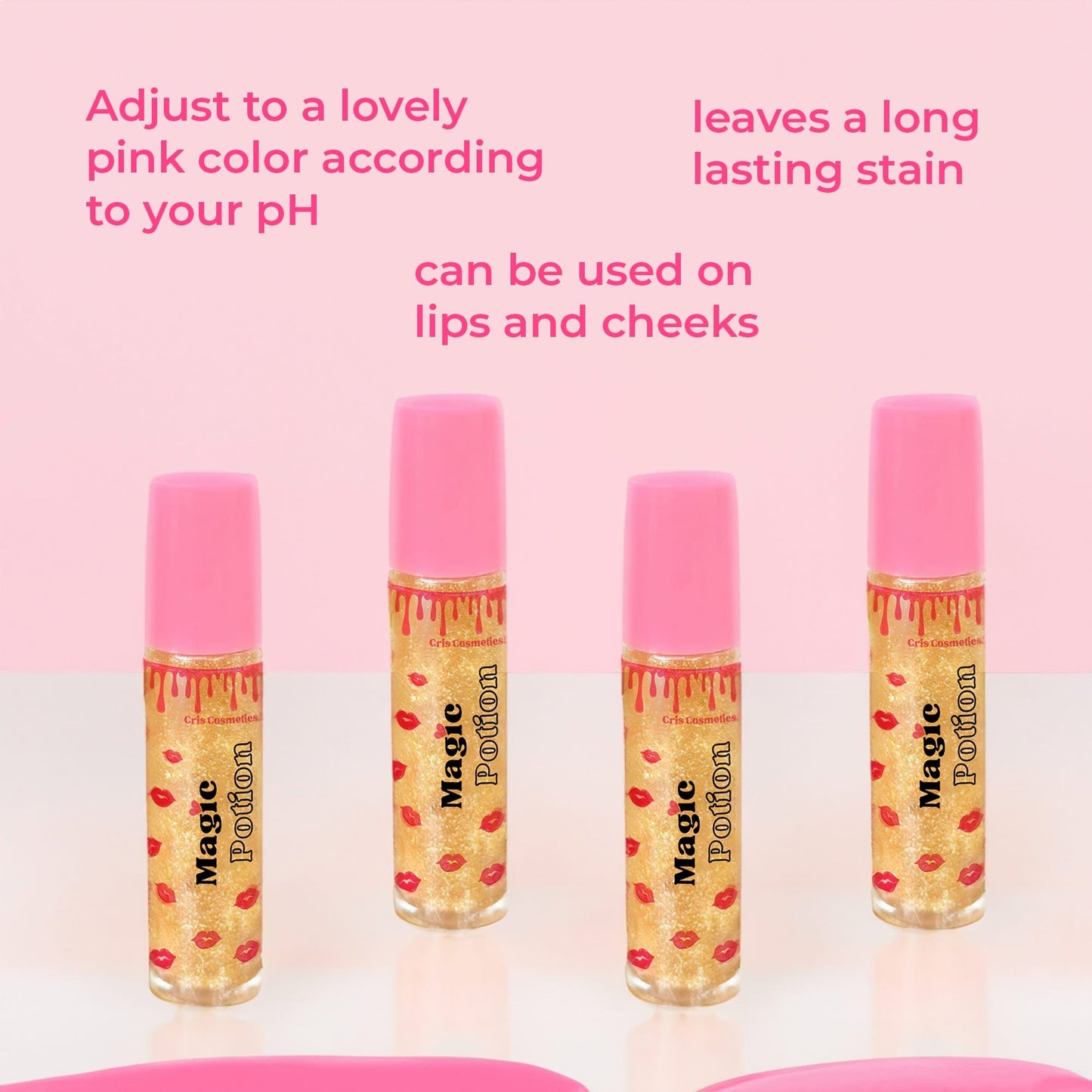 Cris Cosmetics Magic Potion Roll On for Lips and Cheeks 10ml