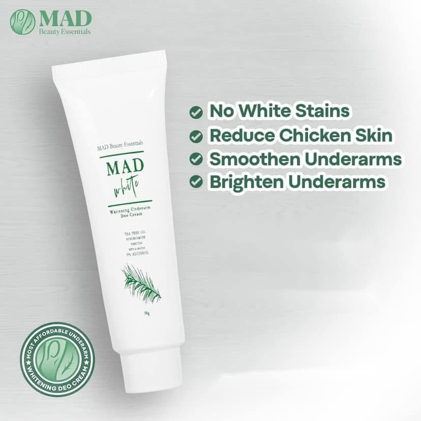 MAD White Whitening Underarm Deo Cream 30g