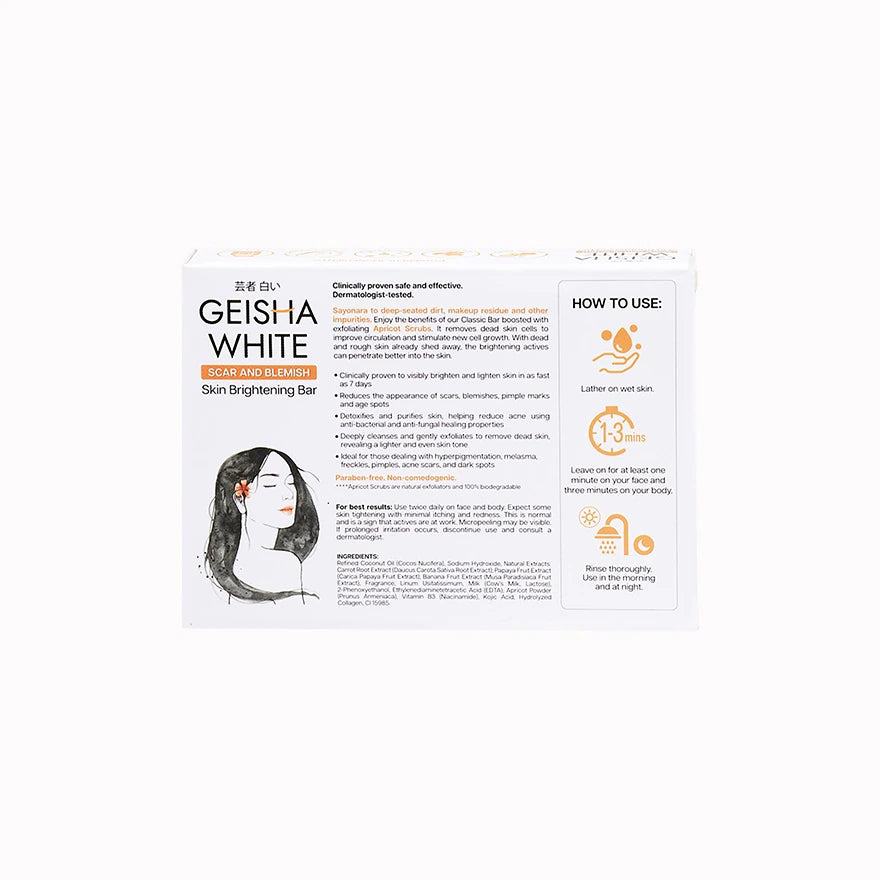 Geisha White Intense Bar 65g x 2