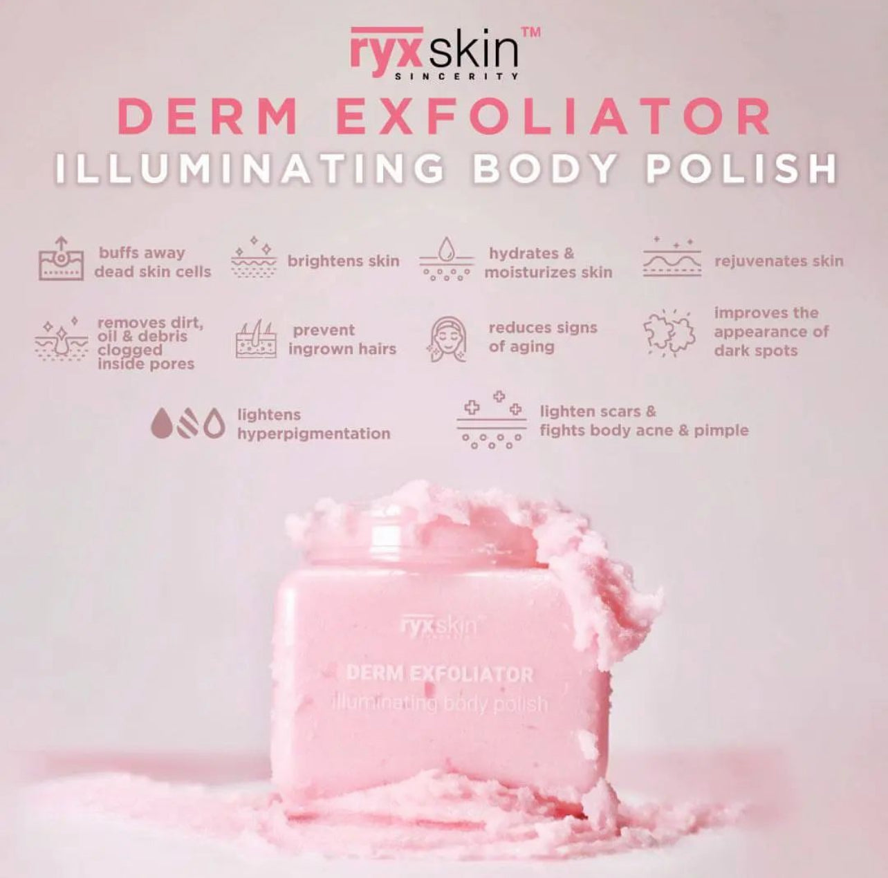 RYX Skin Derm Exfoliator 370g