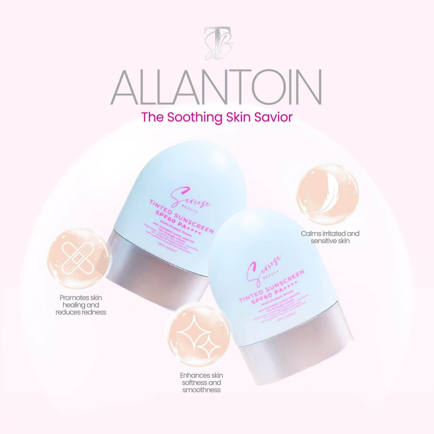 Sereese Beauty Tinted Sunscreen SPF 60 PA++++ 50ml