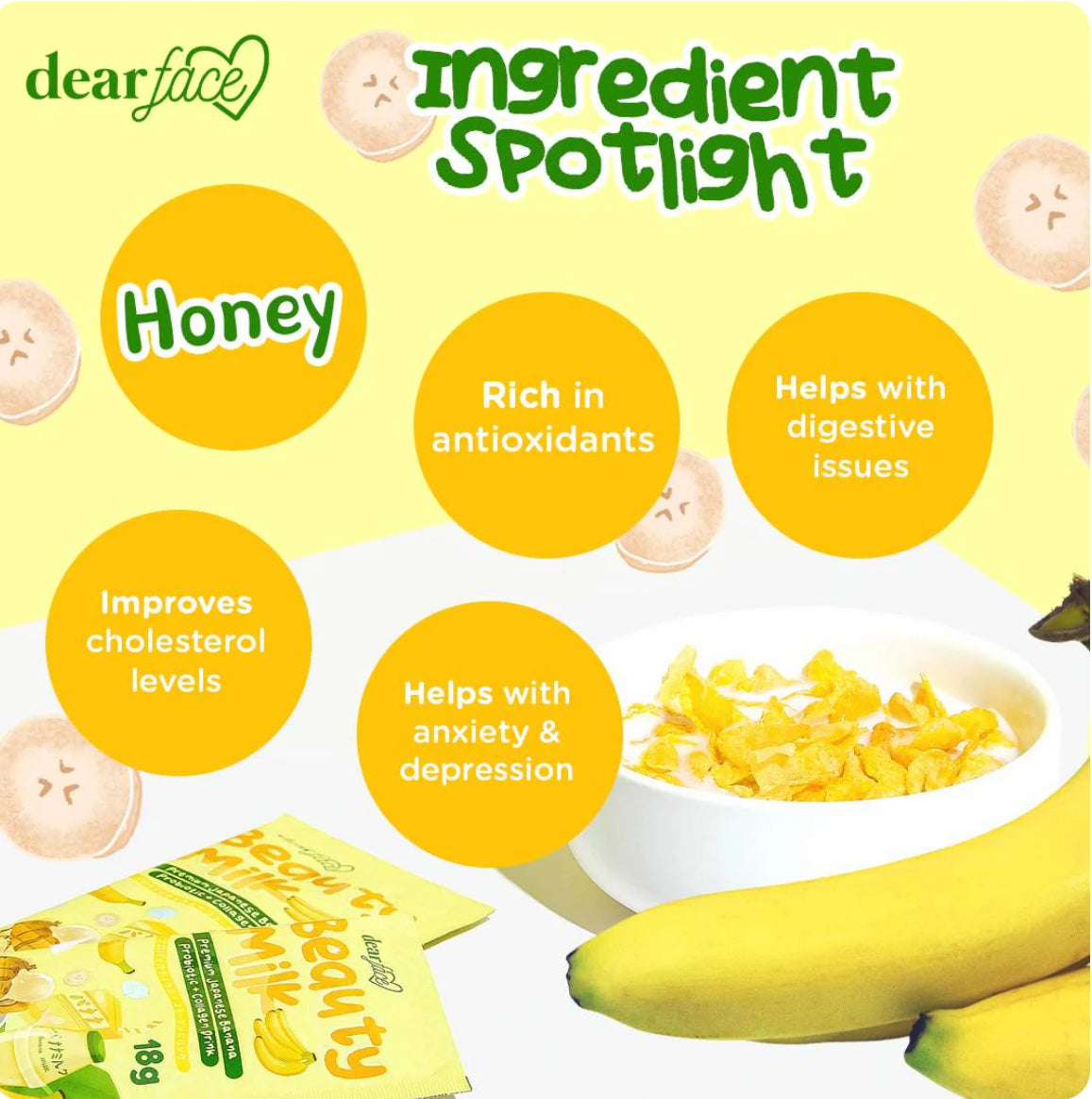 Dear Face Banana Milk Drink