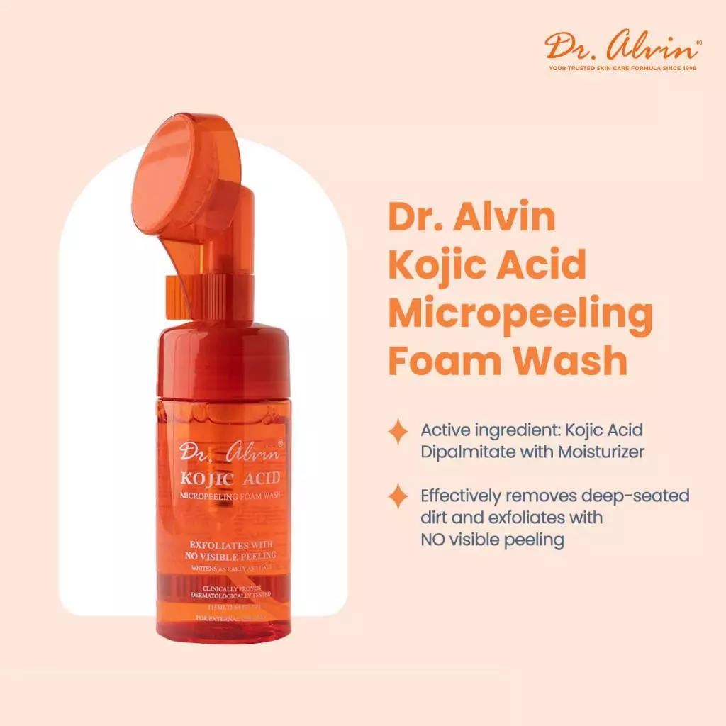 Dr. Alvin Kojic Acid Micropeeling Foam Wash 115 ml