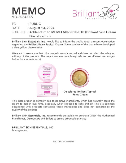 Brilliant Skin Rejuv Night Cream 10g (EXPIRATION DATE: 01/2026)