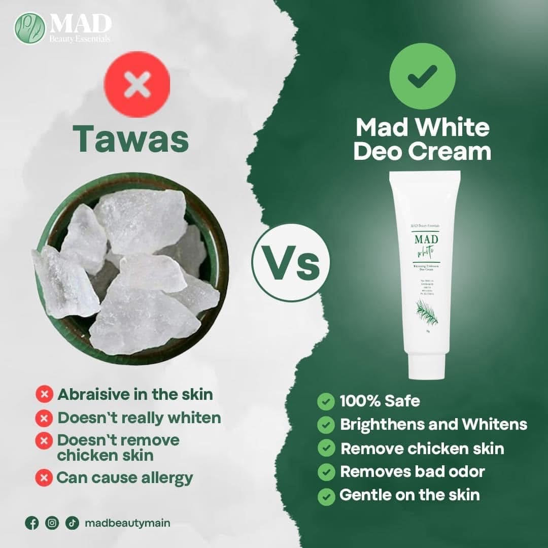 MAD White Whitening Underarm Deo Cream 30g