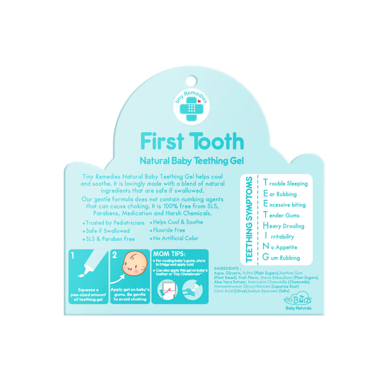 Tiny Remedies First Tooth Natural Baby Teething Gel 20g