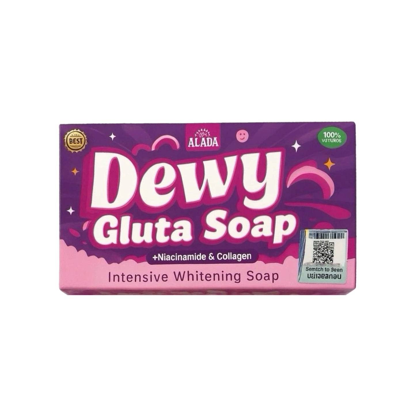 Alada Dewy Gluta Niacinamide and Collagen Intensive Whitening Soap 70g
