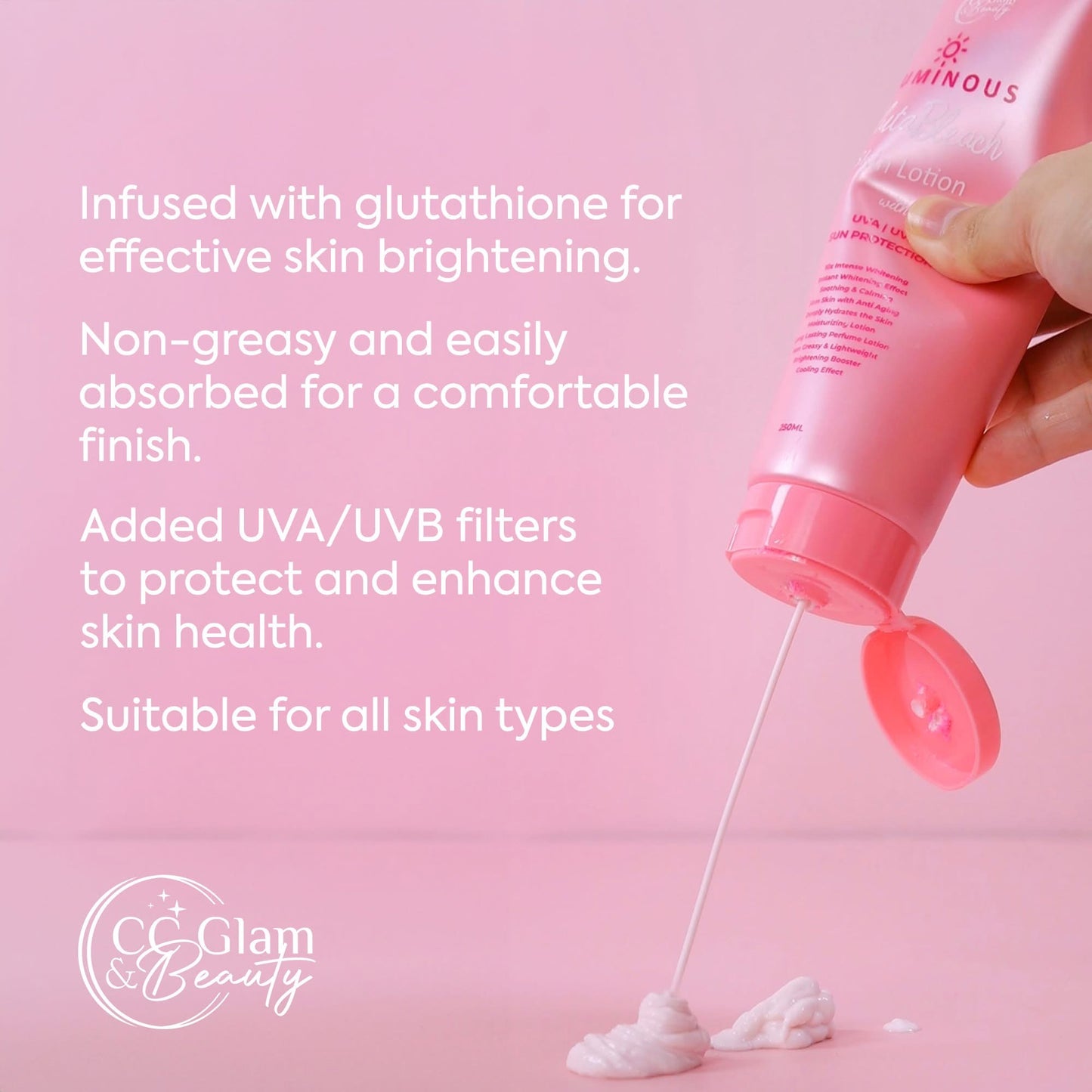 Cris Cosmetics Glam Luminous GlutaBleach Skin Lotion 250ml