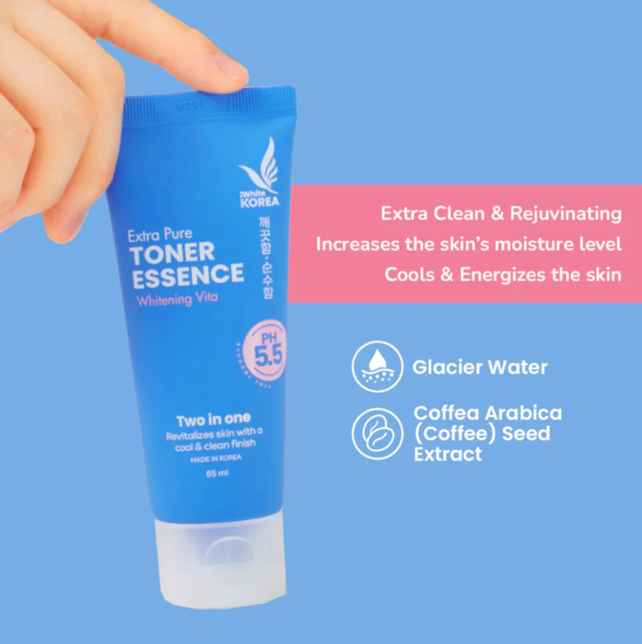 iWhite Korea Extra Pure Toner Essence (Whitening Vita) 85ml