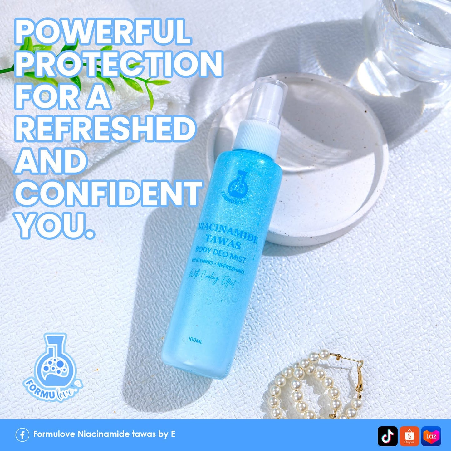 Niacinamide Tawas Body Deo Mist 100ml