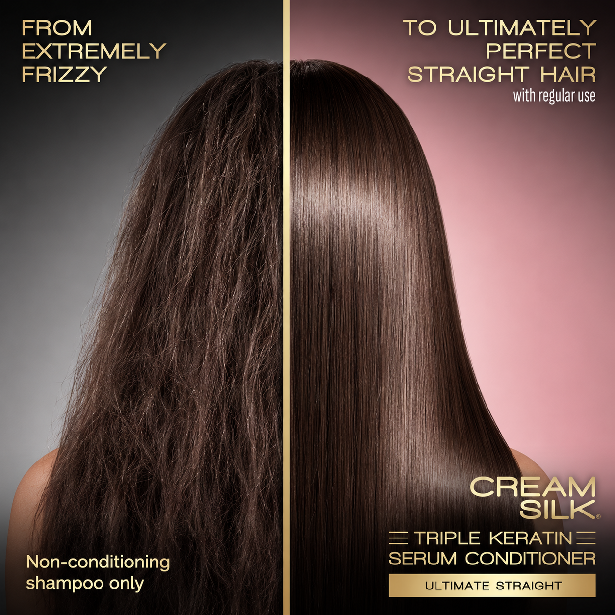 CreamSilk Triple Keratin Rescue Conditioner Ultimate Straight 170ml