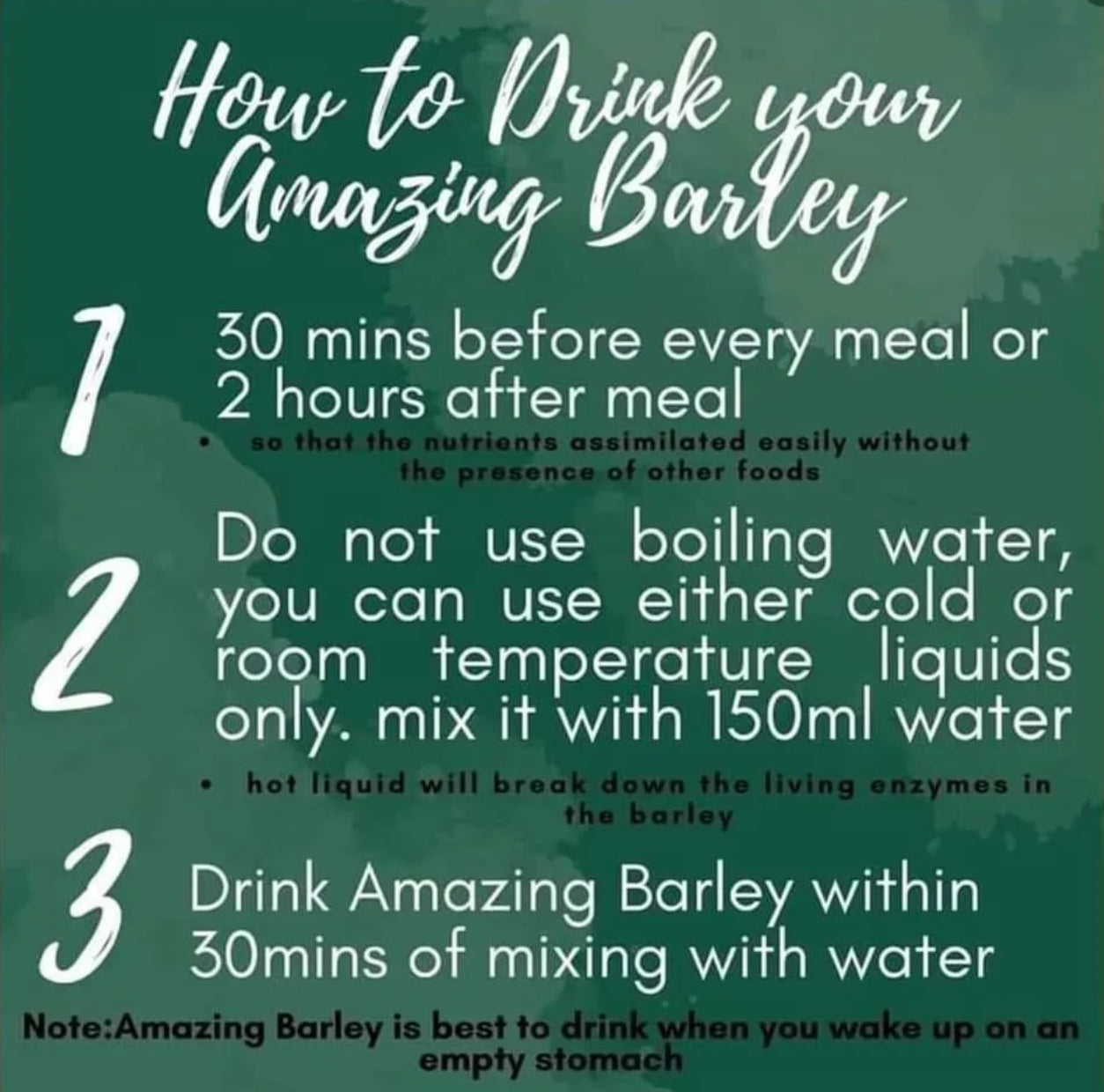 IAM Amazing Pure Organic Barley Powdered Drink 10s