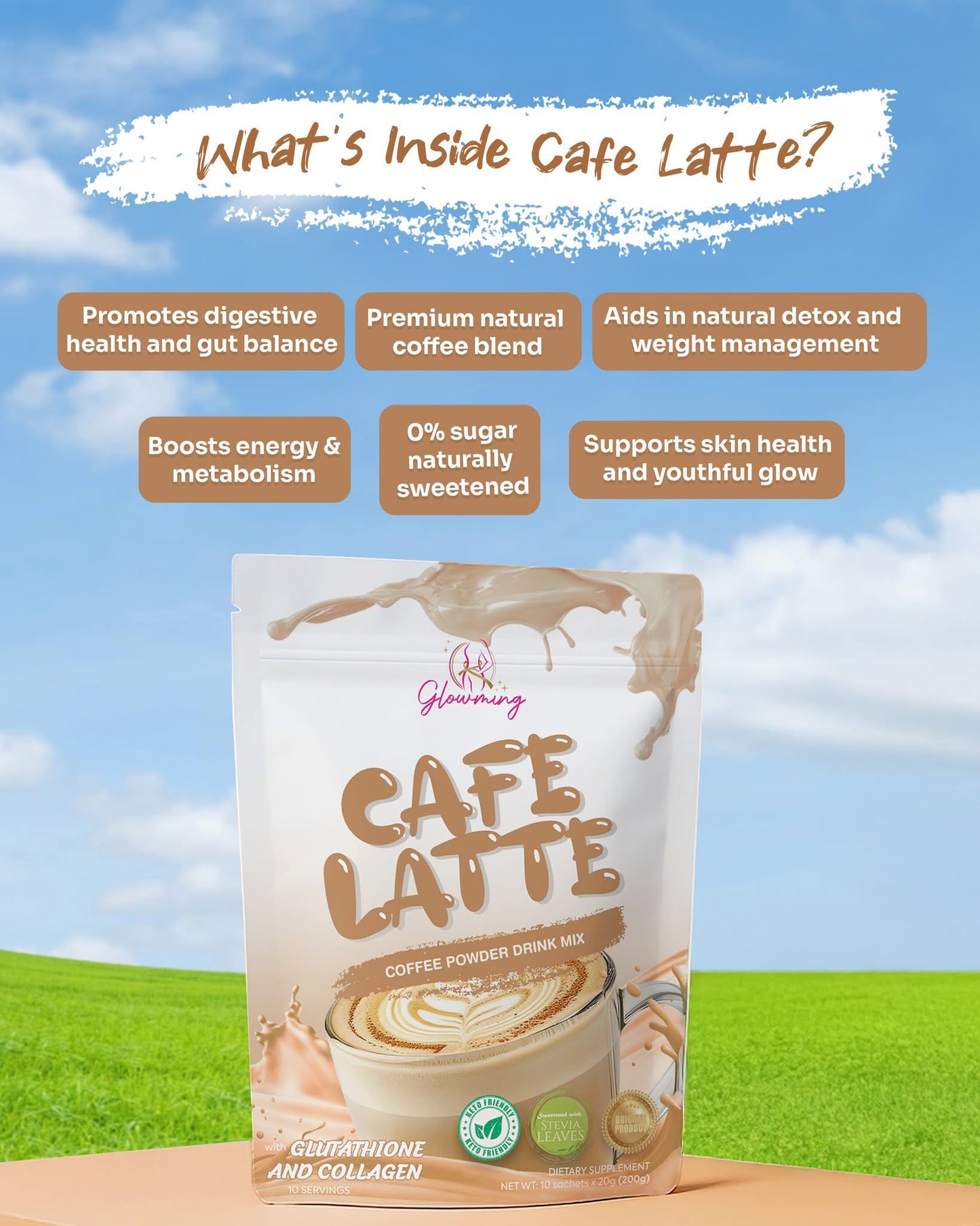 Glowming Cafe Latte by Cris Cosmetics 10s