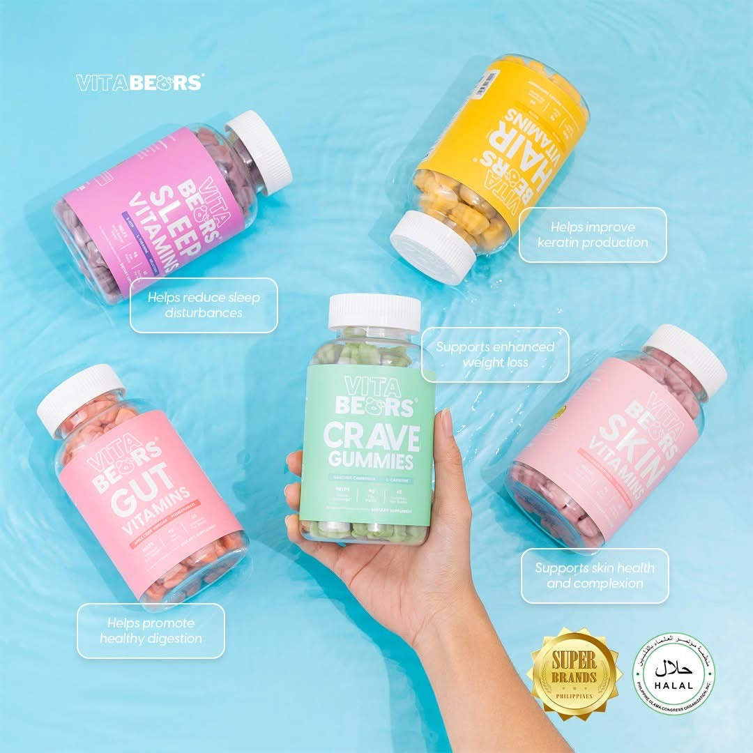 Vitabears Skin Vitamins 60 Gummies