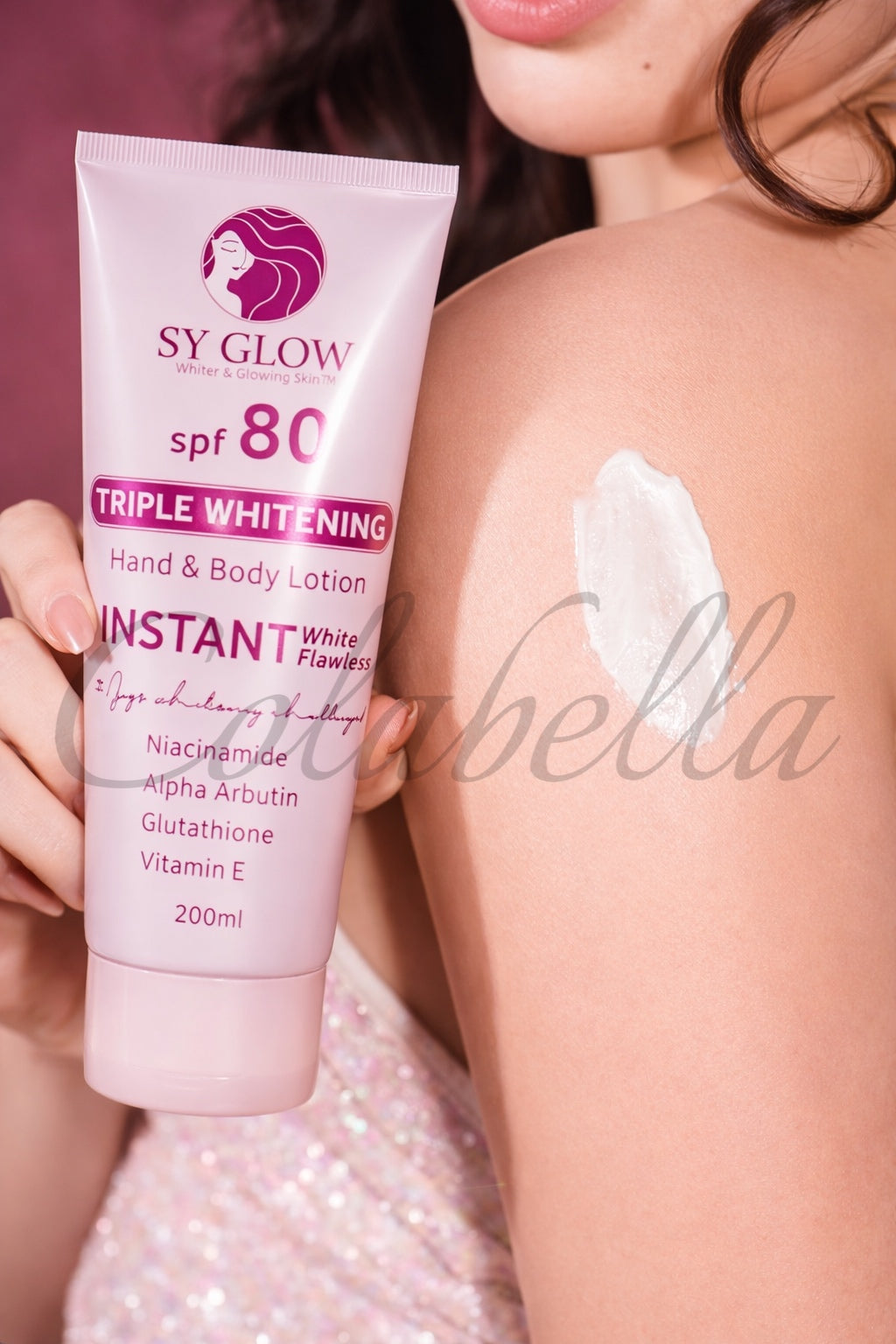 SY Glow Triple Whitening Hand & Body Lotion SPF 80 200ml