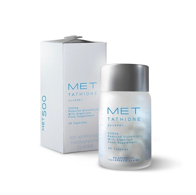 MET Tathione Reduced Glutathione with Algatrium Food Supplement 