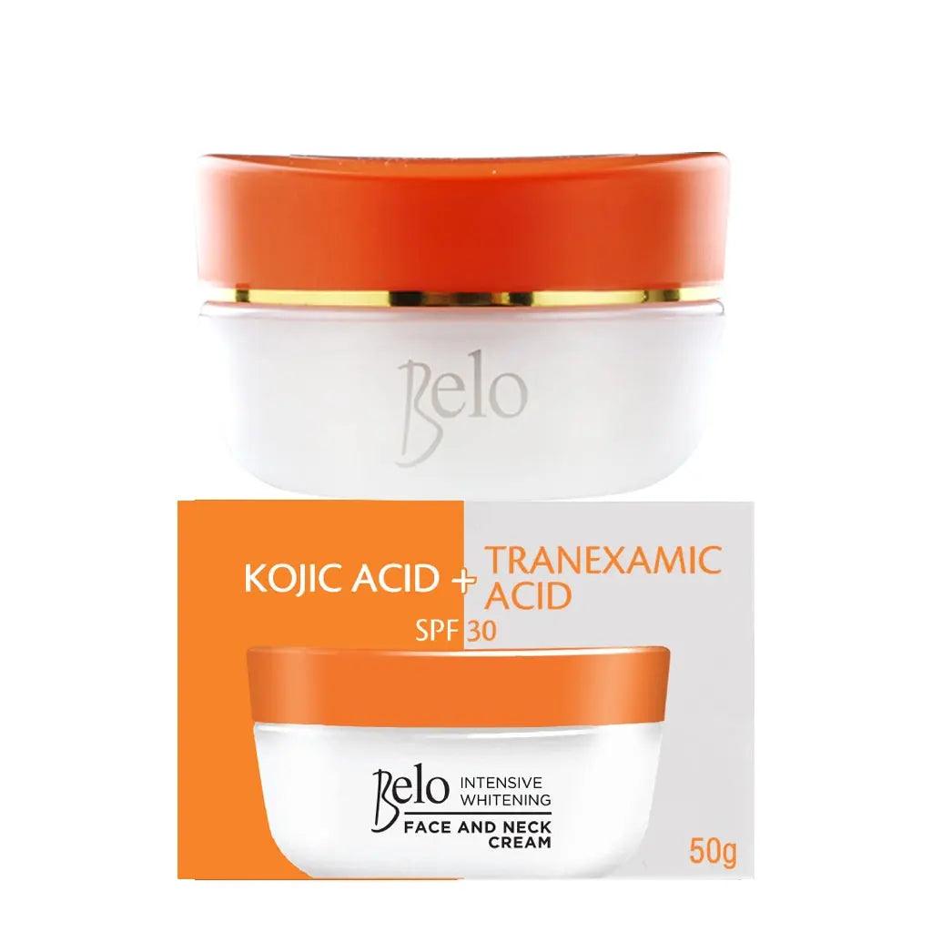 Belo Kojic Acid + Tranexamic Acid Face and Neck Cream 50g
