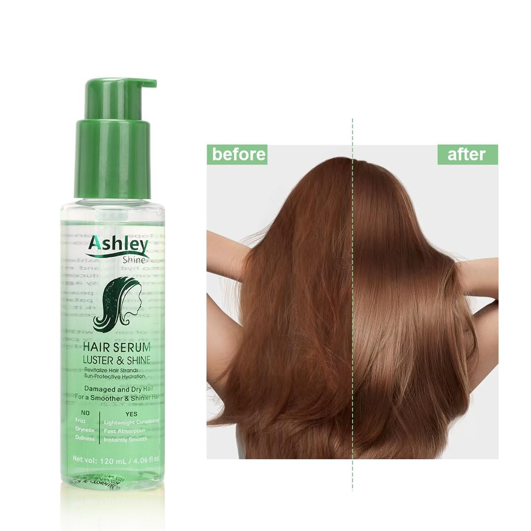 Ashley Shine Hair Serum Improve Hair Growth Repair Dry Frizzy Hair Care 120