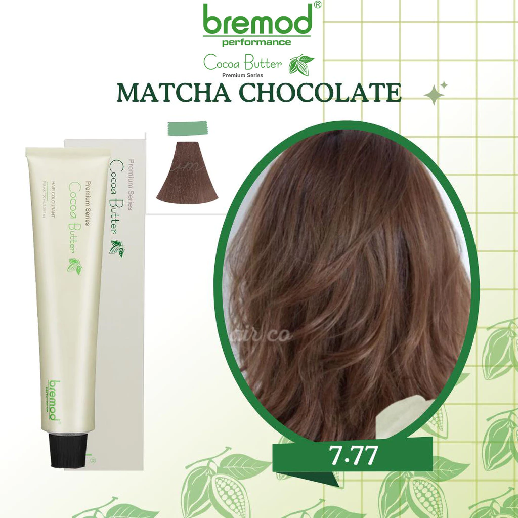 Bremod Hair Color Dye Cream 100ml & Oxidizer 9% (Choose a Color)