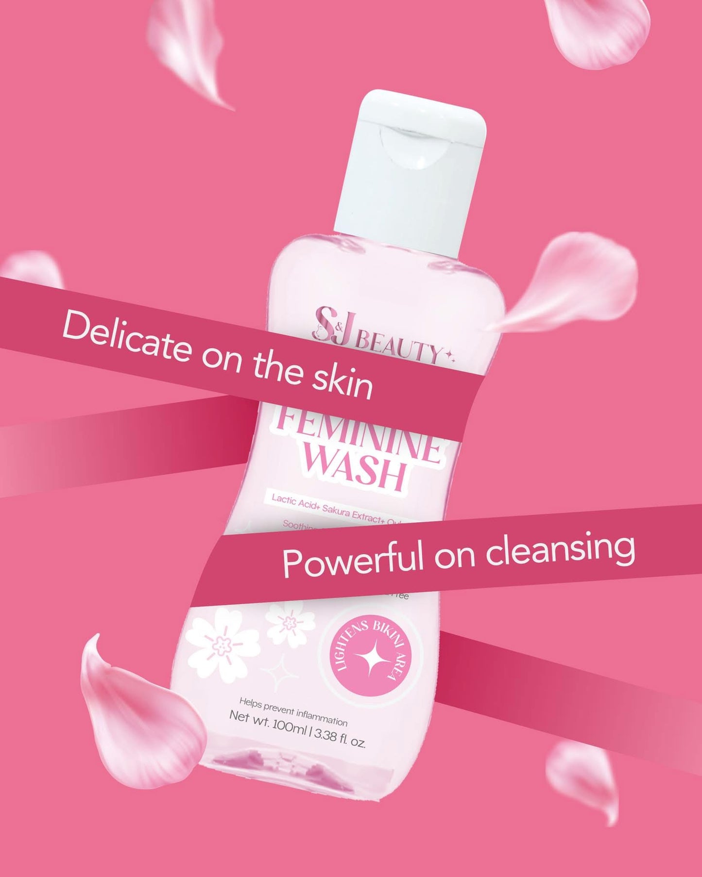 S and J Beauty Feminine Wash 100g